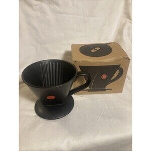 MeCraft Coffee Dripper  1-4 Cups ceramic Black pour over Melitta Sold Out !